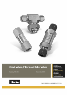 Filter Valve Selection Guide