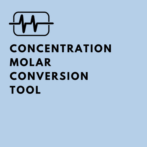 Concentration Molar Conversion Tool Calculator