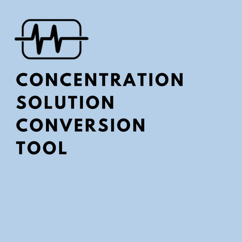 Concentration Solution Conversion Tool Calculator