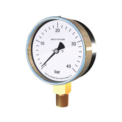 Pressure Gauges: 1011, 1012,1013,1014 Safety Pattern Aluminium Case Pressure Gauge