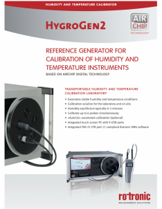 Rotronic Hygrogen 2 Humidity Generator 
