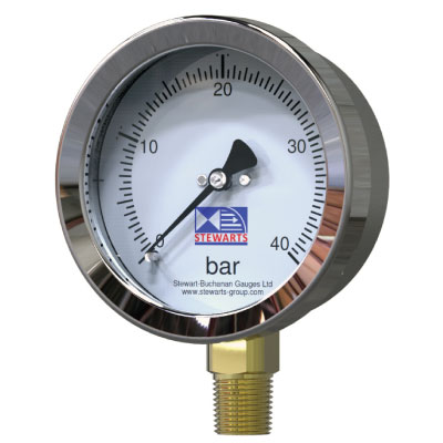 Stainless Steel Case Brass Internals Pressure Gauge