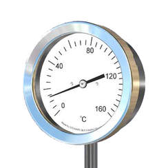 Rigid Stem & Distant Reading Stainless Steel Thermometer