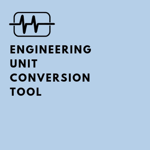 Engineering Unit Conversion Tool